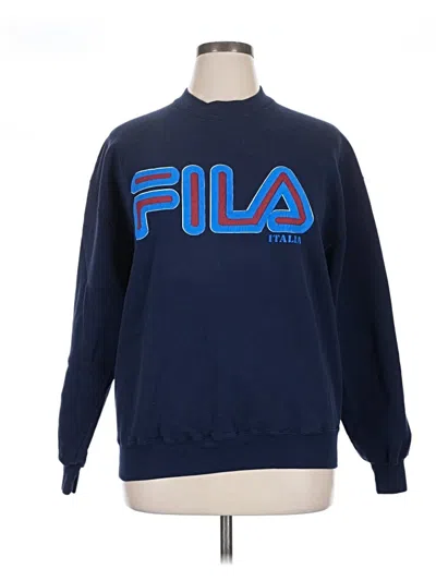 Pre-owned Jerzees Sweatshirt In Blue