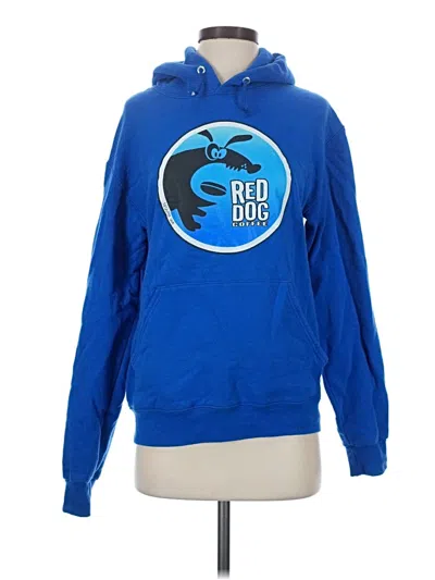 Pre-owned Jerzees Sweatshirt In Blue