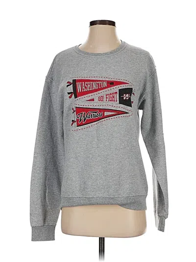 Pre-owned Jerzees Sweatshirt In Gray
