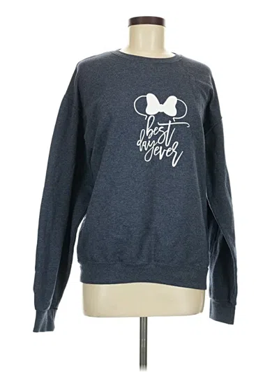 Pre-owned Jerzees Sweatshirt In Gray