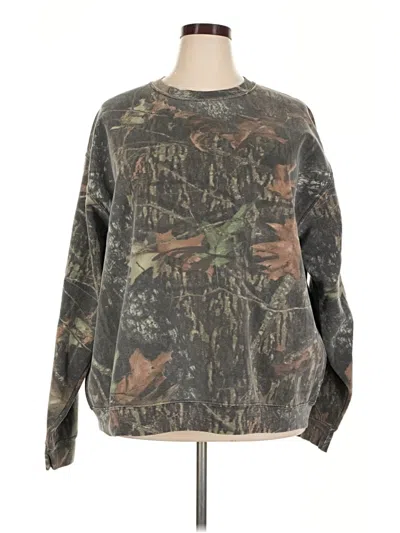 Pre-owned Jerzees Sweatshirt In Green