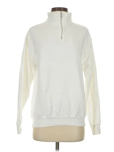 Pre-owned Jerzees Sweatshirt In Ivory