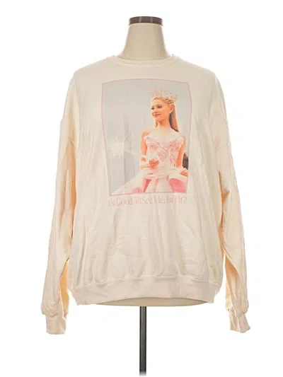Pre-owned Jerzees Sweatshirt In Ivory