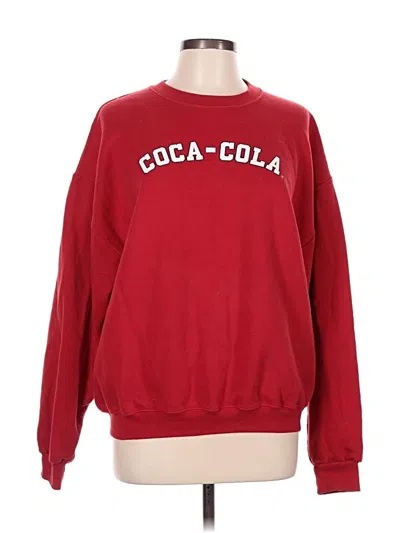 Pre-owned Jerzees Sweatshirt In Red