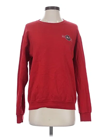 Pre-owned Jerzees Sweatshirt In Red