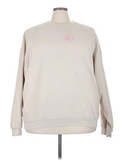 Pre-owned Jerzees Sweatshirt In Tan