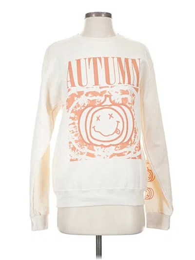 Pre-owned Jerzees Sweatshirt In White