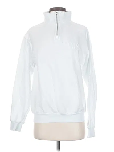 Pre-owned Jerzees Sweatshirt In White