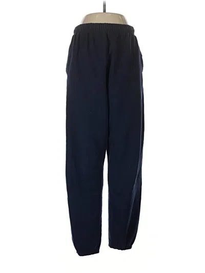 Pre-owned Jerzees Track Pants In Blue