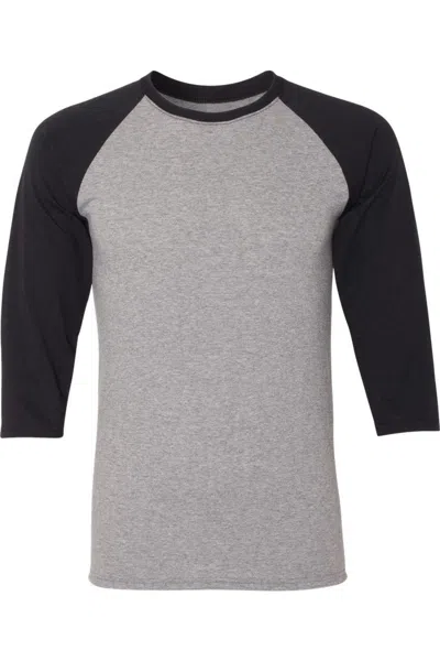 Jerzees Triblend Three-quarter Raglan Baseball T-shirt In Multi