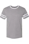 Jerzees Triblend Varsity Ringer T-shirt In Multi