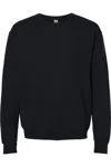 Jerzees Ultimate Cvc Crewneck Sweatshirt In Black