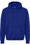 Jerzees Ultimate Cvc Hooded Sweatshirt In Blue