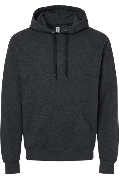 Jerzees Ultimate Cvc Hooded Sweatshirt In Gray