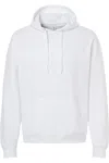 Jerzees Ultimate Cvc Hooded Sweatshirt In White