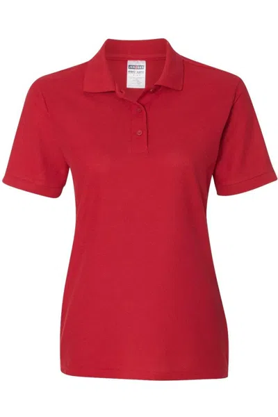Jerzees Women's Easy Care Piqu Polo In Multi