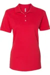 Jerzees Women´s 100% Ringspun Cotton Piqu Polo In Multi