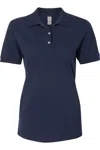 Jerzees Women´s 100% Ringspun Cotton Piqu Polo In Multi
