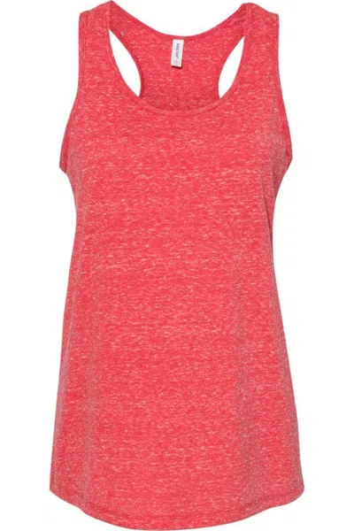 Jerzees Women´s Snow Heather Jersey Racerback Tank Top In Red