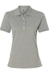 Jerzees Women´s Spotshield 50/50 Polo In Gray