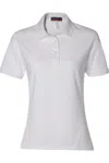 Jerzees Women´s 100% Ringspun Cotton Piqu Polo In White