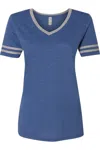 Jerzees Women´s Varsity Triblend V-neck T-shirt In Multi