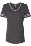 Jerzees Women´s Varsity Triblend V-neck T-shirt In Multi