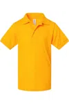Jerzees Youth Dri-power Polo In Gold