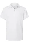 Jerzees Youth Dri-power Polo In White