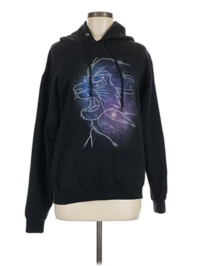 Pre-owned Jerzees Zip Up Hoodie In Black