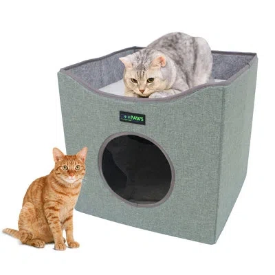 Jespet 15" Cat Tree In Sage Green
