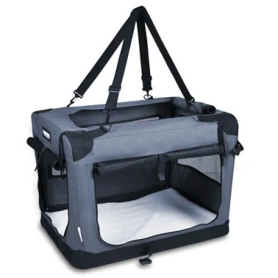 Jespet 27 Inch Pet Crate In Blue
