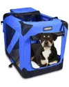 Jespet 36in 3-door Collapsible Soft-sided Dog & Cat Crate