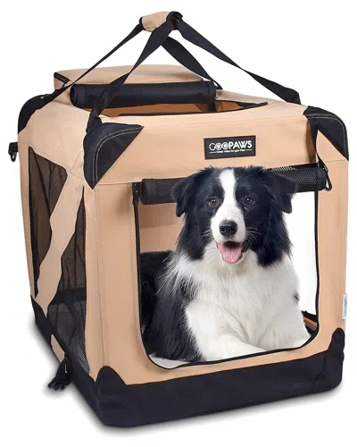 Jespet 36in 3-door Collapsible Soft-sided Dog & Cat Crate