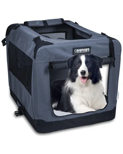 Jespet 36in 3-door Collapsible Soft-sided Dog & Cat Crate