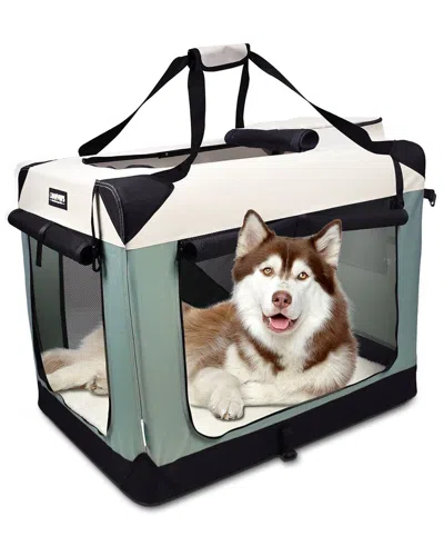 Jespet 36in 3-door Collapsible Soft-sided Dog & Cat Crate