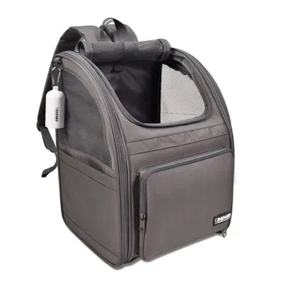 Jespet & Goopaws Soft Pet Backpack In Gray