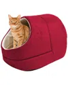 Jespet Cave Covered Cat & Dog Bed