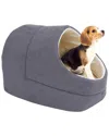 Jespet Cave Covered Cat & Dog Bed