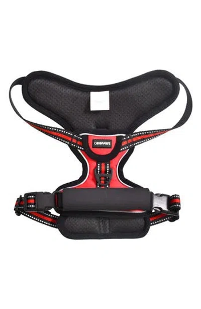 Jespet Goopaws Adjustable Padded Dog Harness In Red