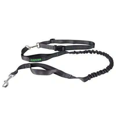 Jespet Hands-free Bungee Leash In Black