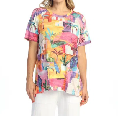 Jess & Jane Burnout Top In Cancun In Multi