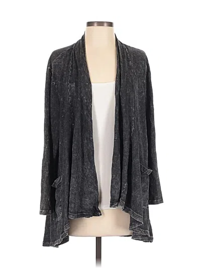 Pre-owned Jess & Jane Cardigan Sweater In Gray