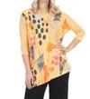 Jess & Jane Dottie Dolman Sleeve Top In Yellow In Yellow