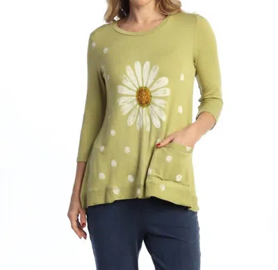 Jess & Jane Happy Days Top In Green