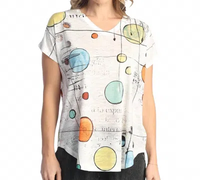 Jess & Jane Journey Cap Sleeve Top - Plus In White