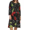 Jess & Jane Lovely A-line Dress In Black Multi In Black