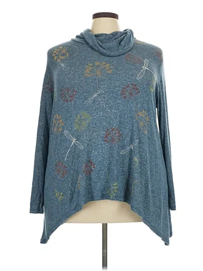Pre-owned Jess & Jane Pullover Sweater In Blue