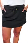 Jess Lea After Dark Skort In Black In Black