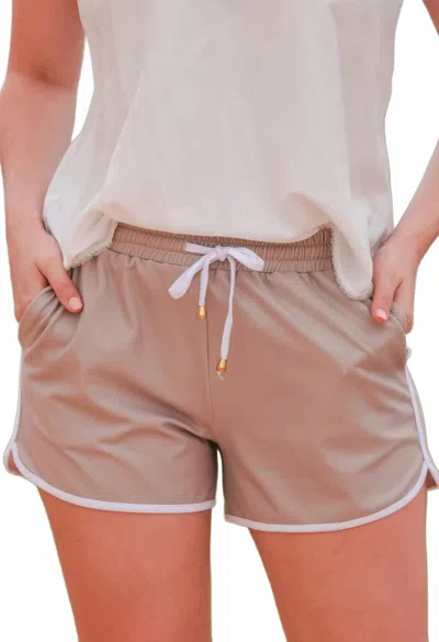 Jess Lea All Everyday Shorts In Natural In Brown